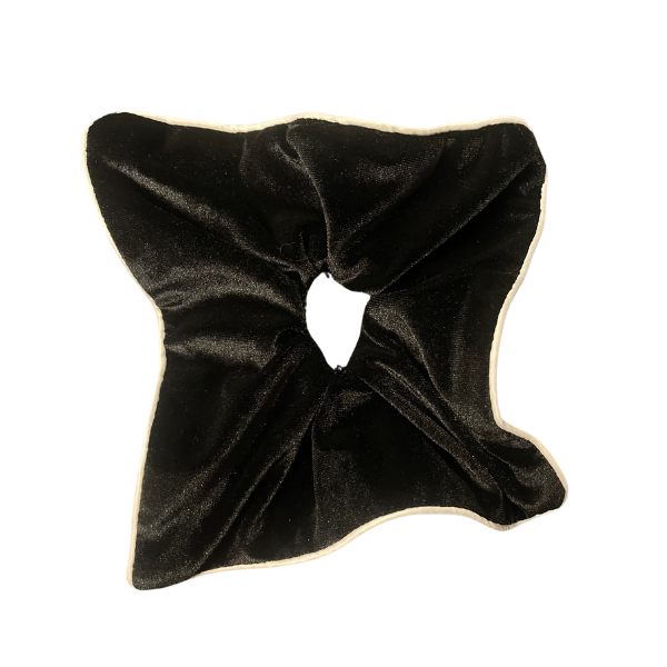 Black Velvet Luxury Scrunchie